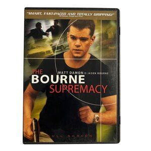 The Bourne Supremacy 2004 DVD Full Screen Matt Damon Action Pre-Owned